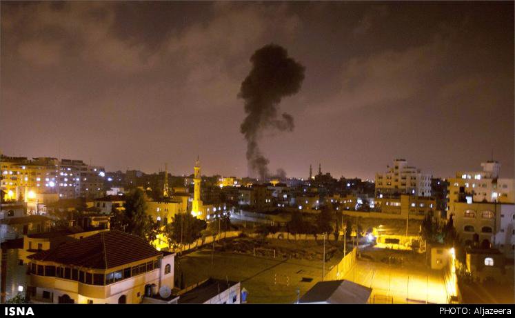 حمله جنگنده‌های رژیم صهیونیستی به غزه 