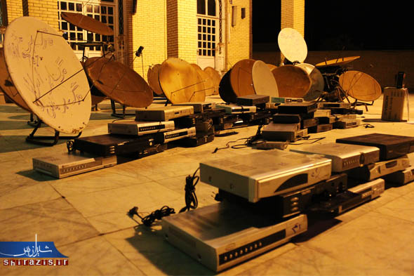 جمع آوری ماهواره به روش بسیجیان شیراز