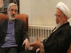 وزير خارجه فرانسه : ميرحسين موسوي و كروبي را آزاد كنيد !