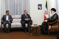 دیدار رئیس جمهور عراق با مقام معظم رهبری