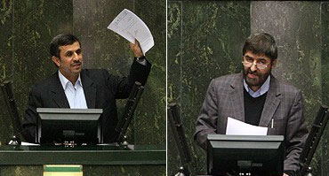 مطهري خواند،‌ احمدي‌نژاد پاسخ داد  سؤال و جواب‌هاي بي‌فايده‌اي كه مسئله مردم نبود